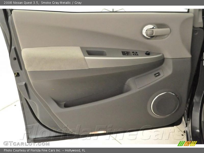 Smoke Gray Metallic / Gray 2008 Nissan Quest 3.5