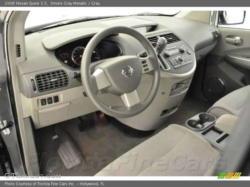 Smoke Gray Metallic / Gray 2008 Nissan Quest 3.5