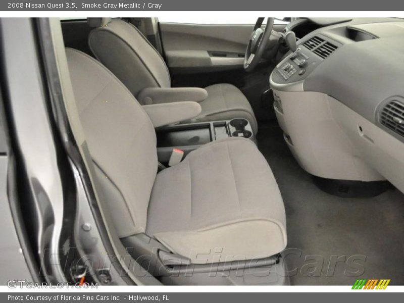 Smoke Gray Metallic / Gray 2008 Nissan Quest 3.5
