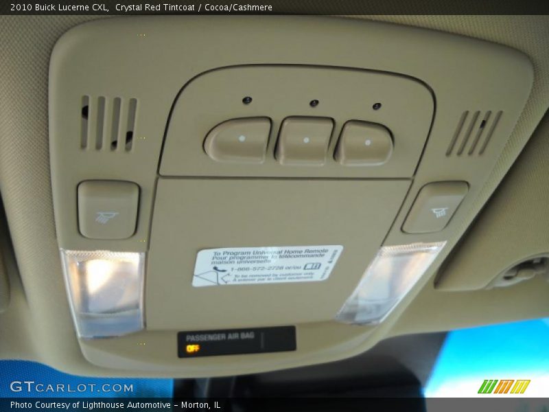 Crystal Red Tintcoat / Cocoa/Cashmere 2010 Buick Lucerne CXL