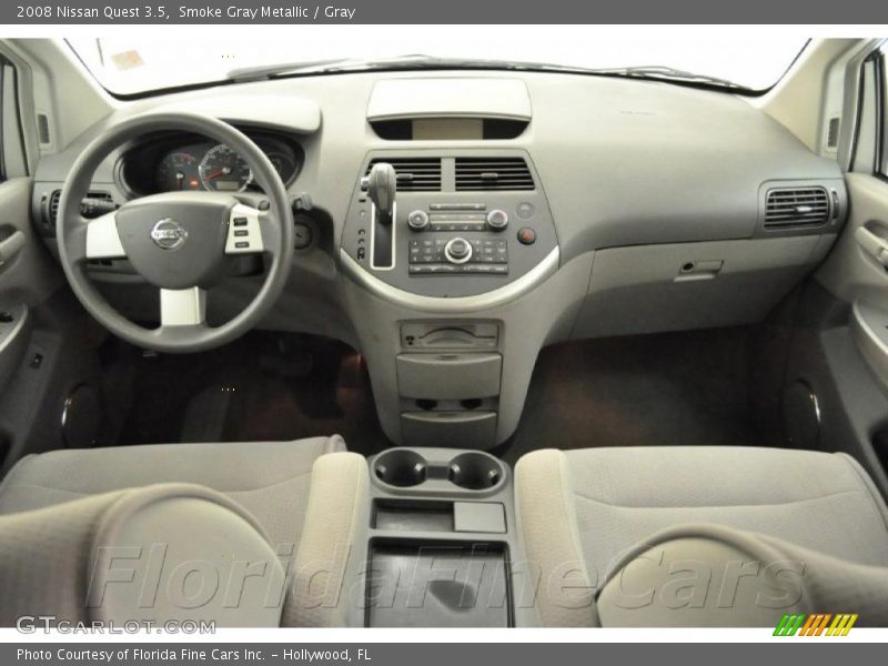 Smoke Gray Metallic / Gray 2008 Nissan Quest 3.5