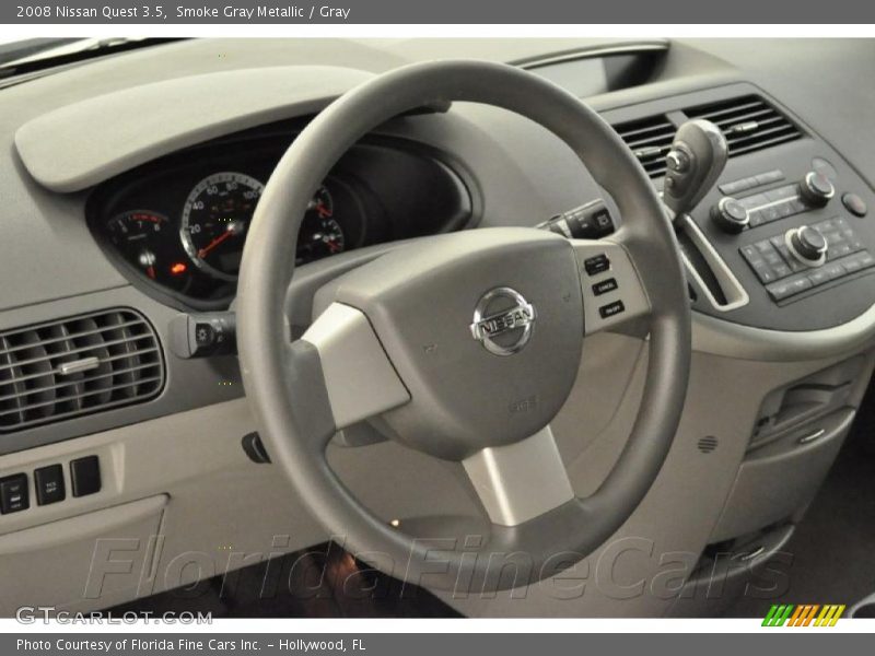 Smoke Gray Metallic / Gray 2008 Nissan Quest 3.5