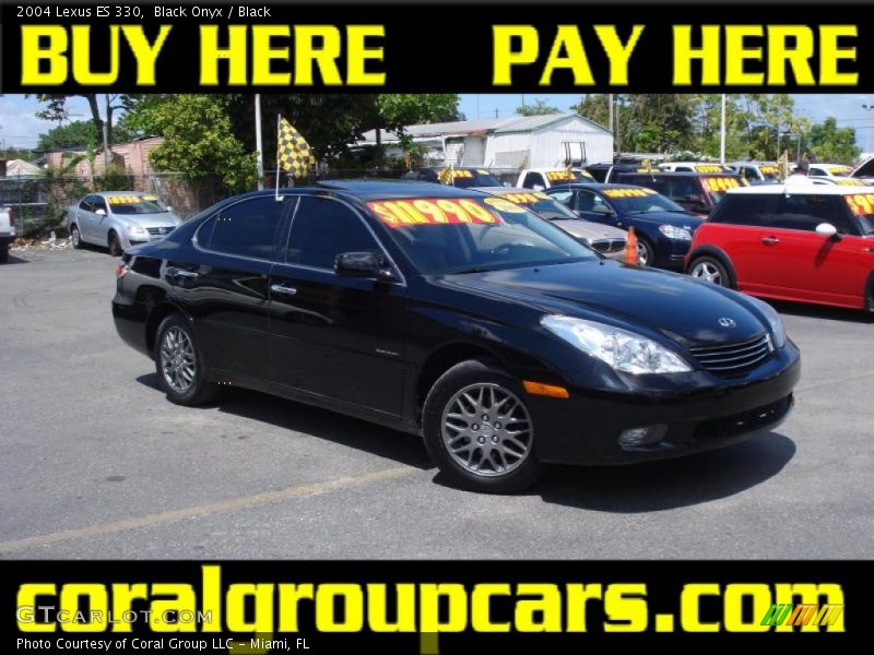 Black Onyx / Black 2004 Lexus ES 330