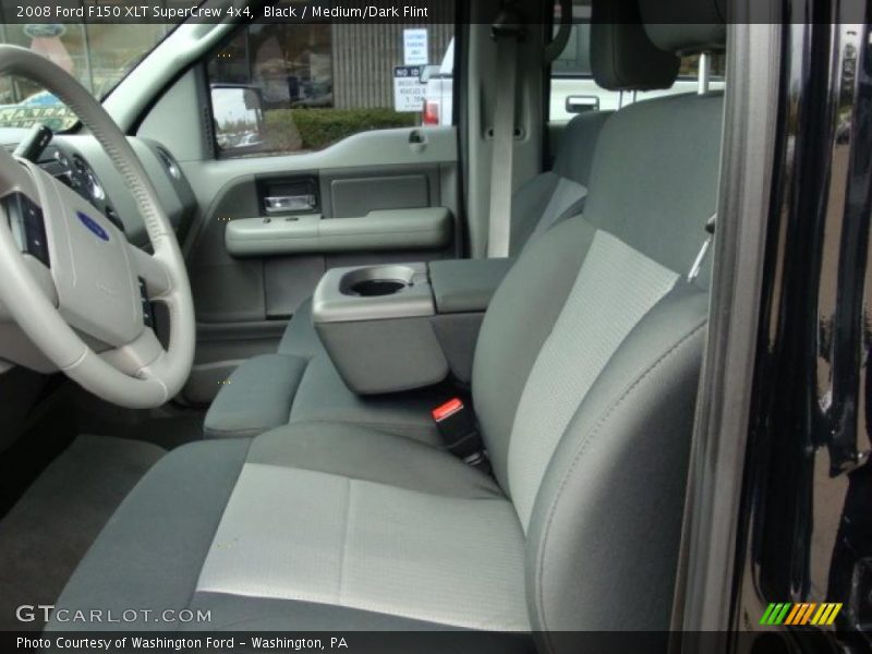 Black / Medium/Dark Flint 2008 Ford F150 XLT SuperCrew 4x4