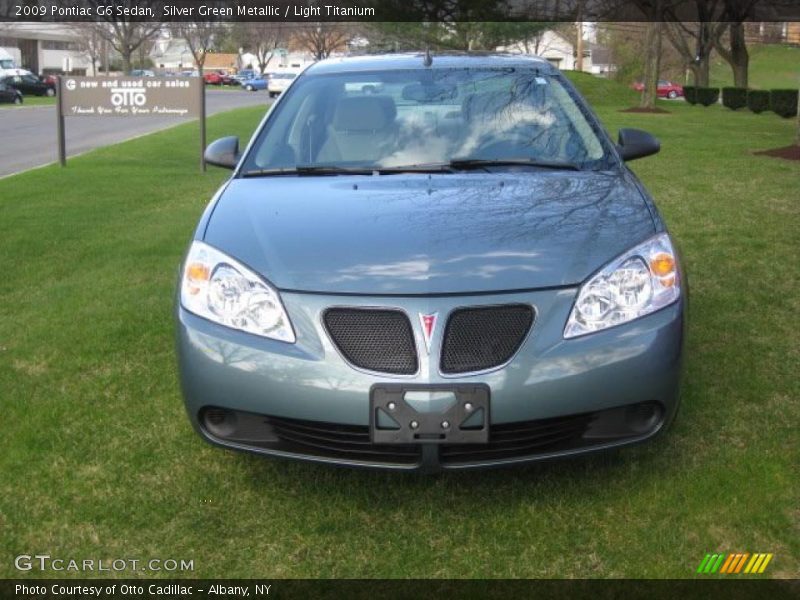 Silver Green Metallic / Light Titanium 2009 Pontiac G6 Sedan