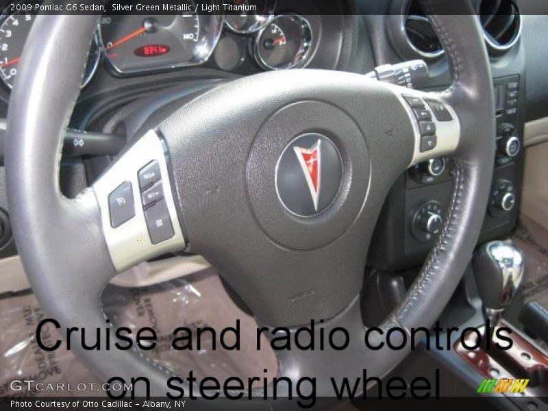 Silver Green Metallic / Light Titanium 2009 Pontiac G6 Sedan