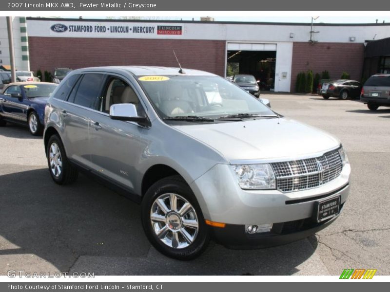 Pewter Metallic / Greystone 2007 Lincoln MKX AWD