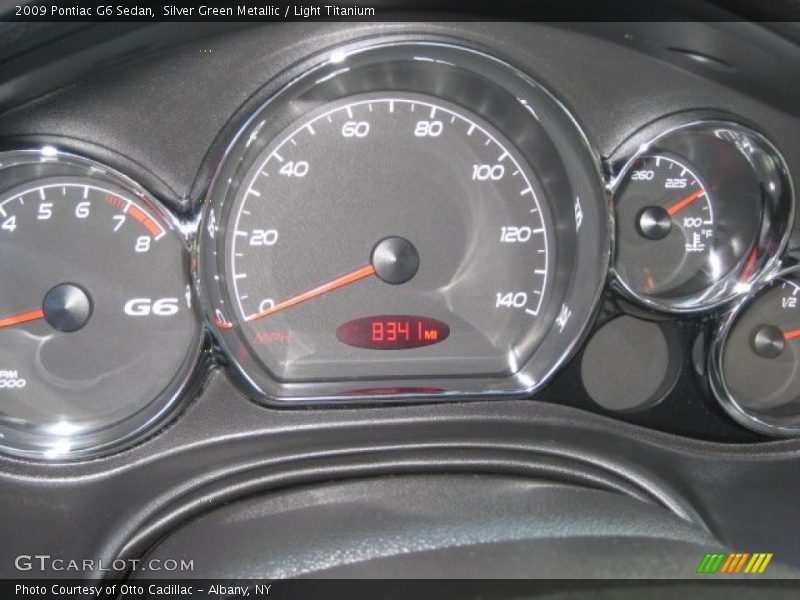 Silver Green Metallic / Light Titanium 2009 Pontiac G6 Sedan