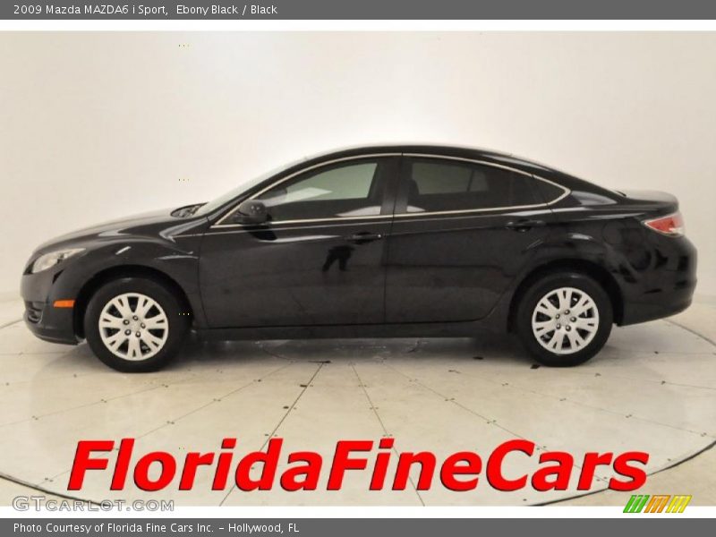 Ebony Black / Black 2009 Mazda MAZDA6 i Sport