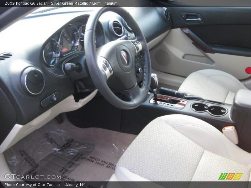 Silver Green Metallic / Light Titanium 2009 Pontiac G6 Sedan