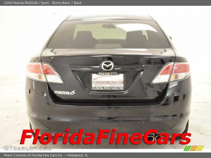 Ebony Black / Black 2009 Mazda MAZDA6 i Sport