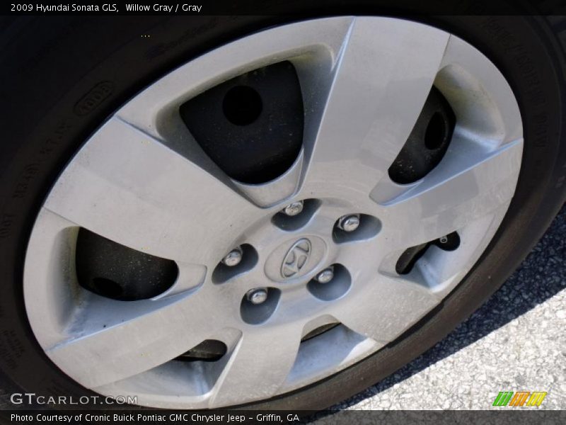 Willow Gray / Gray 2009 Hyundai Sonata GLS