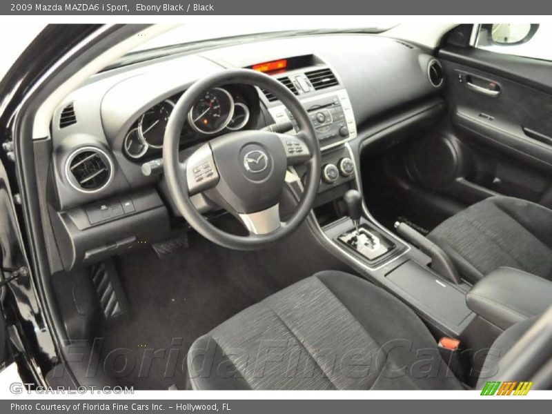Ebony Black / Black 2009 Mazda MAZDA6 i Sport