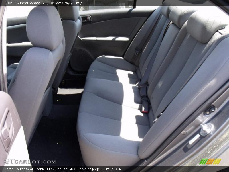 Willow Gray / Gray 2009 Hyundai Sonata GLS