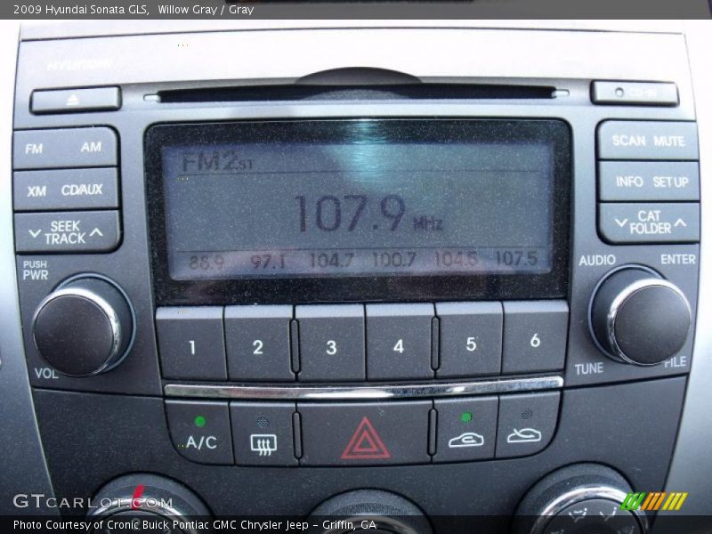 Willow Gray / Gray 2009 Hyundai Sonata GLS