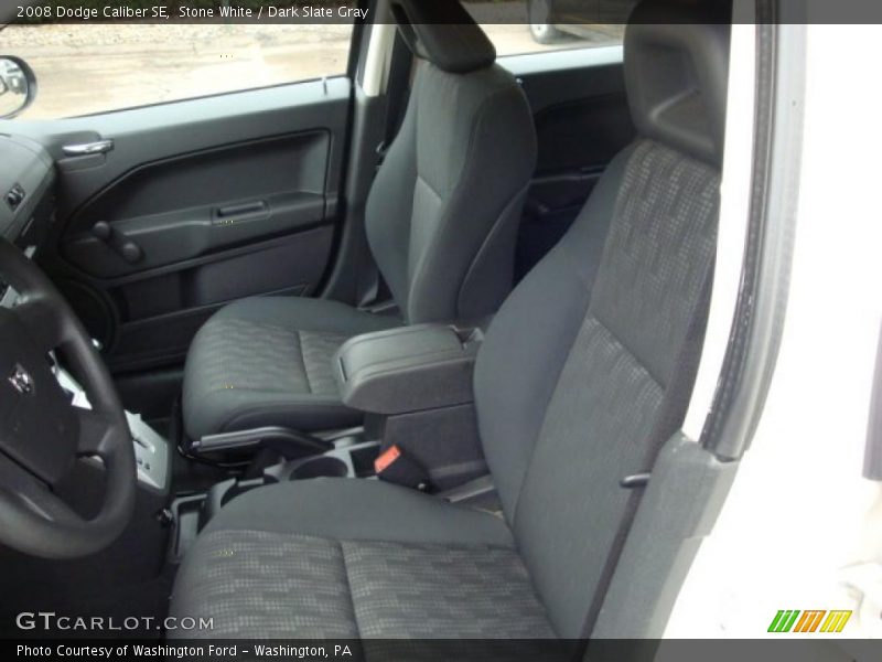 Stone White / Dark Slate Gray 2008 Dodge Caliber SE