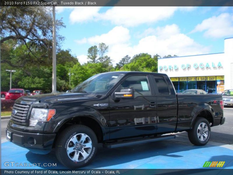 Tuxedo Black / Black 2010 Ford F150 FX2 SuperCab