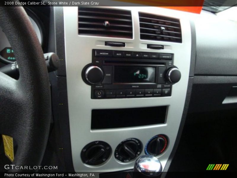 Stone White / Dark Slate Gray 2008 Dodge Caliber SE