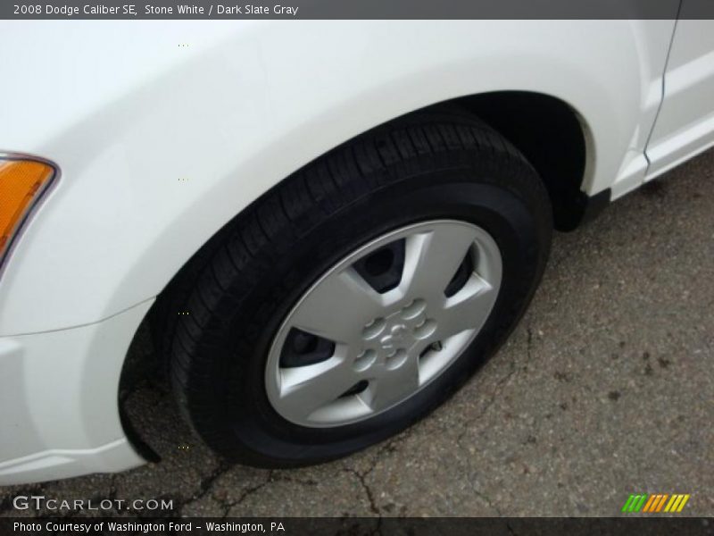 Stone White / Dark Slate Gray 2008 Dodge Caliber SE