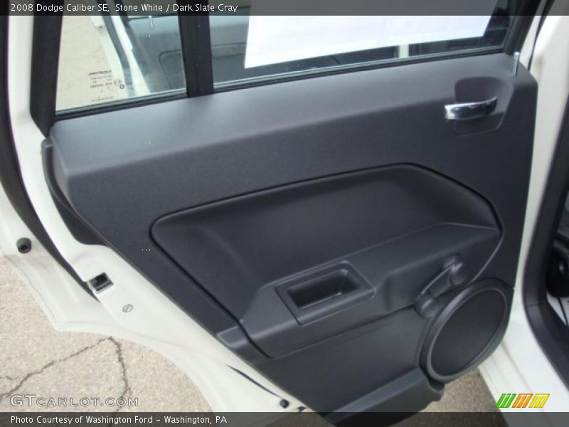 Stone White / Dark Slate Gray 2008 Dodge Caliber SE