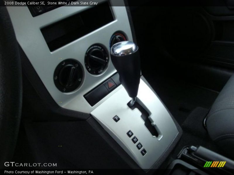 Stone White / Dark Slate Gray 2008 Dodge Caliber SE