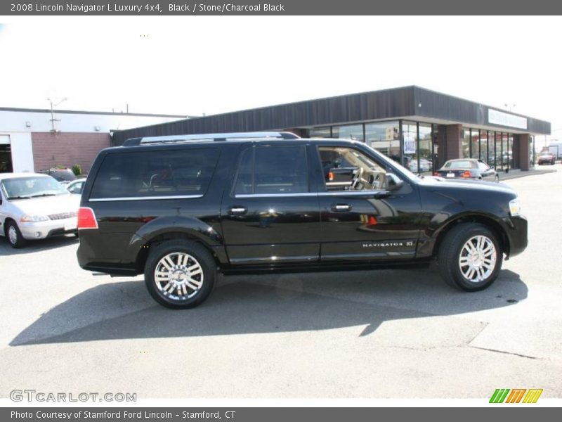 Black / Stone/Charcoal Black 2008 Lincoln Navigator L Luxury 4x4