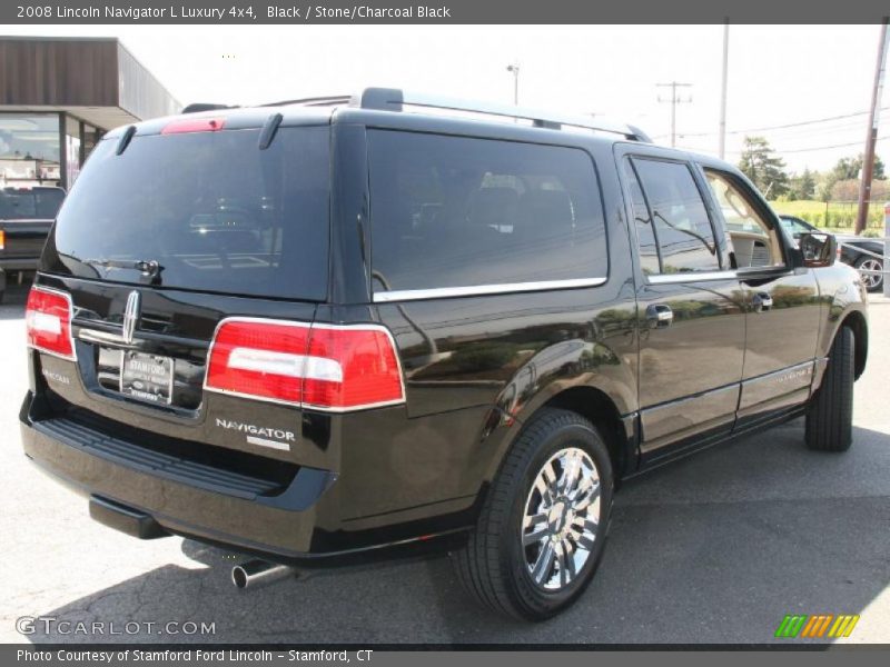 Black / Stone/Charcoal Black 2008 Lincoln Navigator L Luxury 4x4