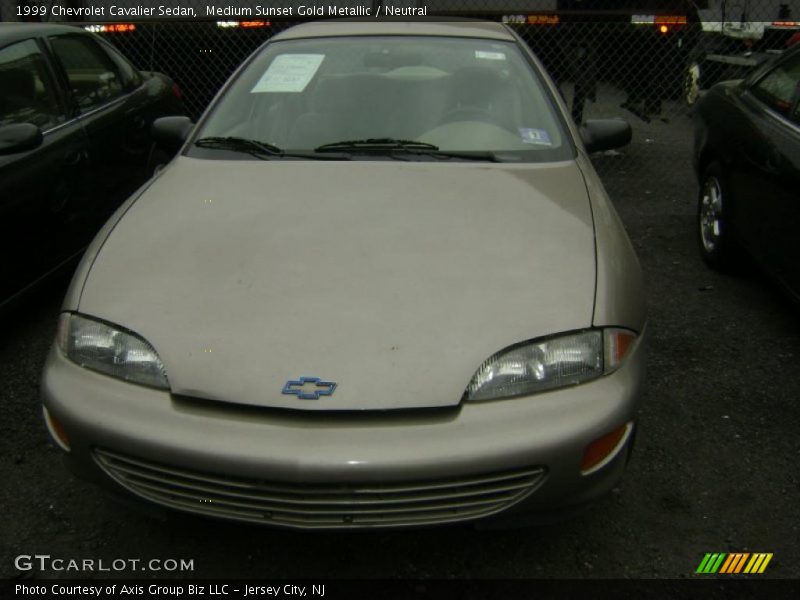 Medium Sunset Gold Metallic / Neutral 1999 Chevrolet Cavalier Sedan
