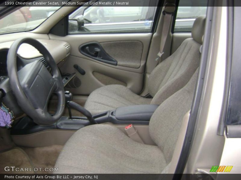 Medium Sunset Gold Metallic / Neutral 1999 Chevrolet Cavalier Sedan