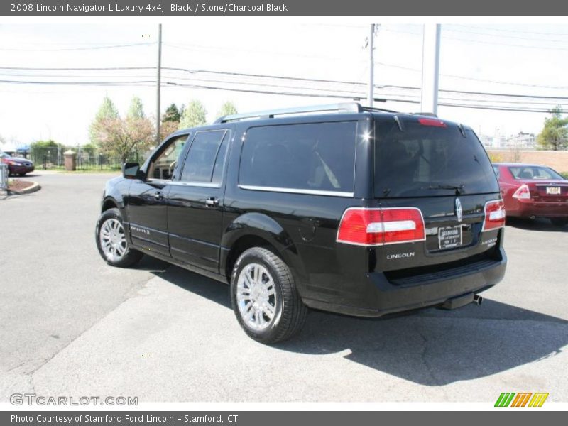 Black / Stone/Charcoal Black 2008 Lincoln Navigator L Luxury 4x4