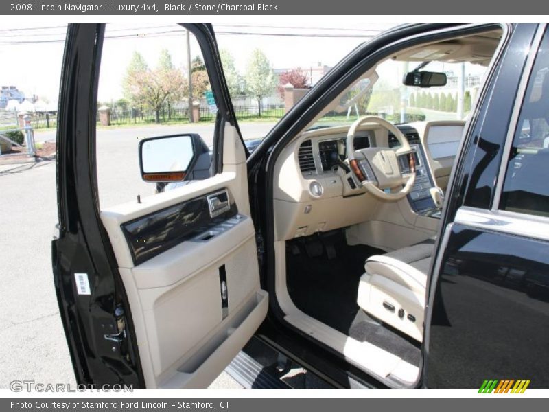 Black / Stone/Charcoal Black 2008 Lincoln Navigator L Luxury 4x4