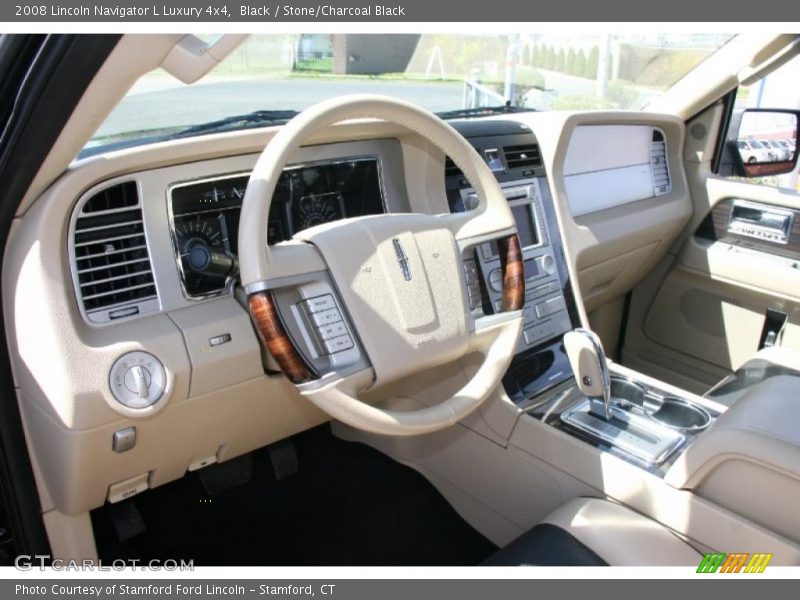 Black / Stone/Charcoal Black 2008 Lincoln Navigator L Luxury 4x4