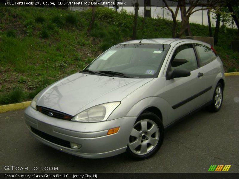 CD Silver Metallic / Dark Charcoal Black 2001 Ford Focus ZX3 Coupe