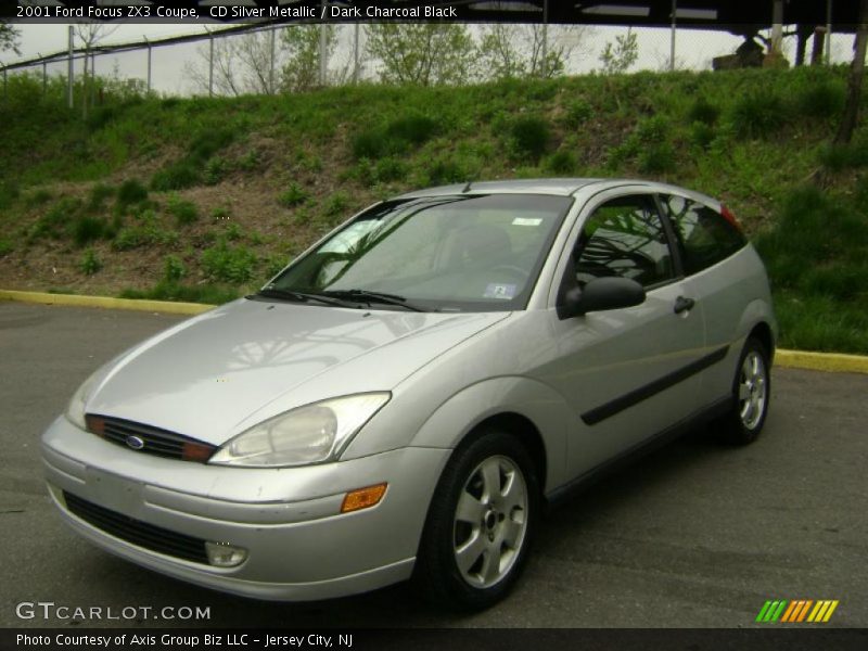 CD Silver Metallic / Dark Charcoal Black 2001 Ford Focus ZX3 Coupe