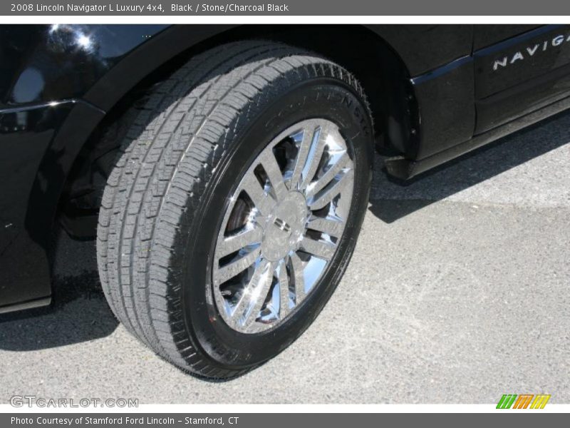 Black / Stone/Charcoal Black 2008 Lincoln Navigator L Luxury 4x4