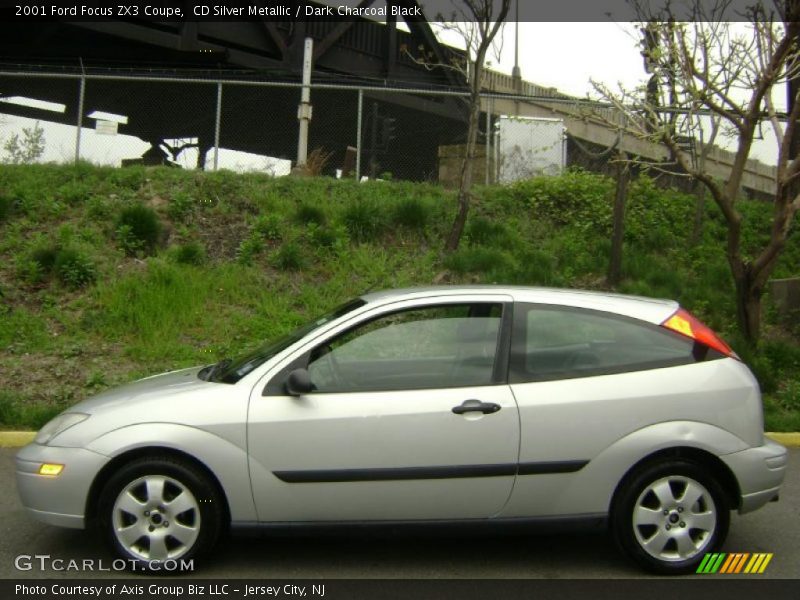 CD Silver Metallic / Dark Charcoal Black 2001 Ford Focus ZX3 Coupe