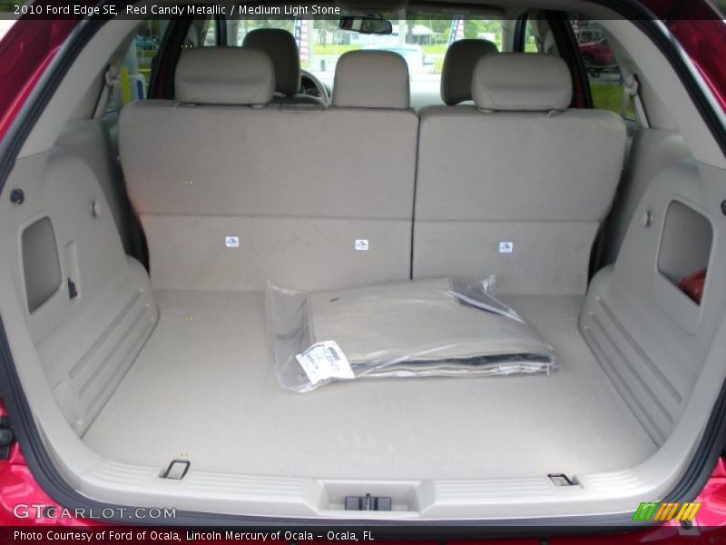 Red Candy Metallic / Medium Light Stone 2010 Ford Edge SE