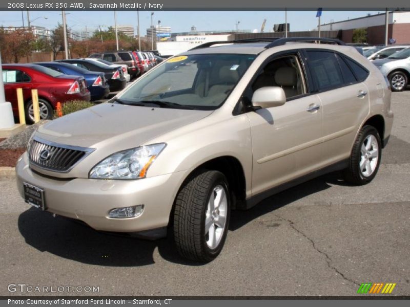 Savannah Metallic / Ivory 2008 Lexus RX 350 AWD