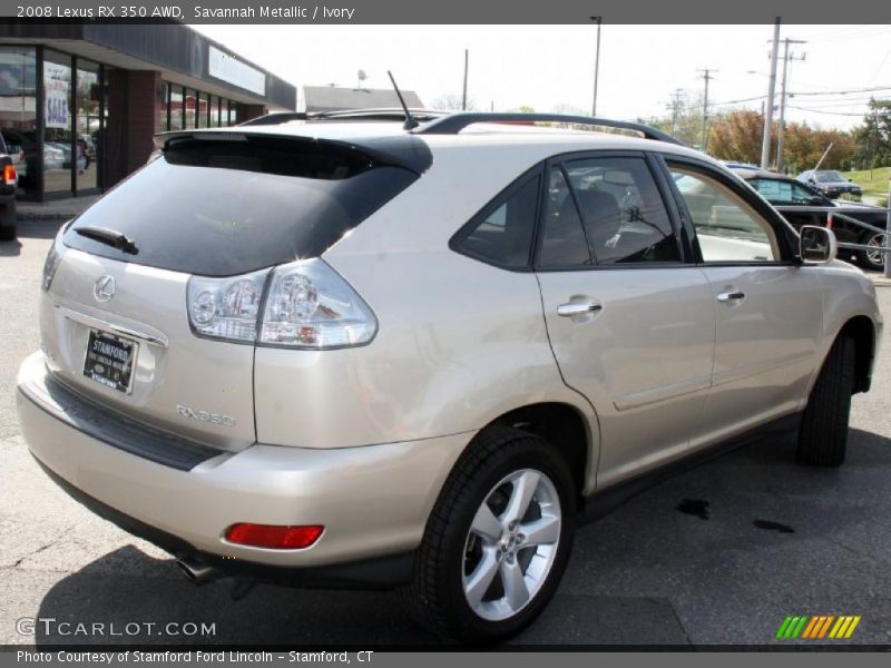 Savannah Metallic / Ivory 2008 Lexus RX 350 AWD
