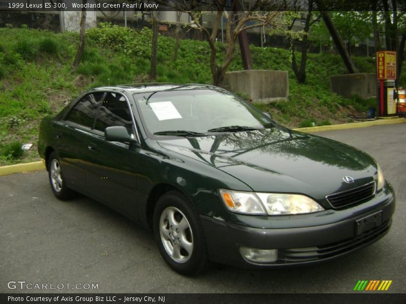 Woodland Green Pearl / Ivory 1999 Lexus ES 300