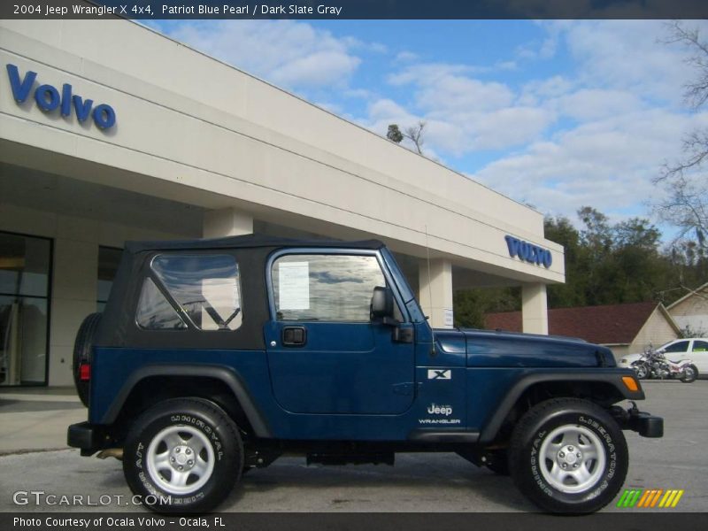 Patriot Blue Pearl / Dark Slate Gray 2004 Jeep Wrangler X 4x4