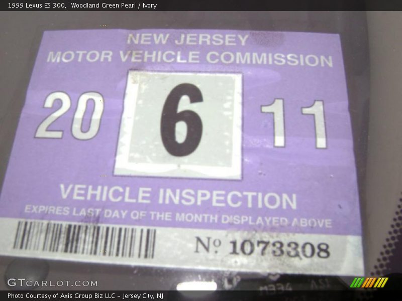 Woodland Green Pearl / Ivory 1999 Lexus ES 300