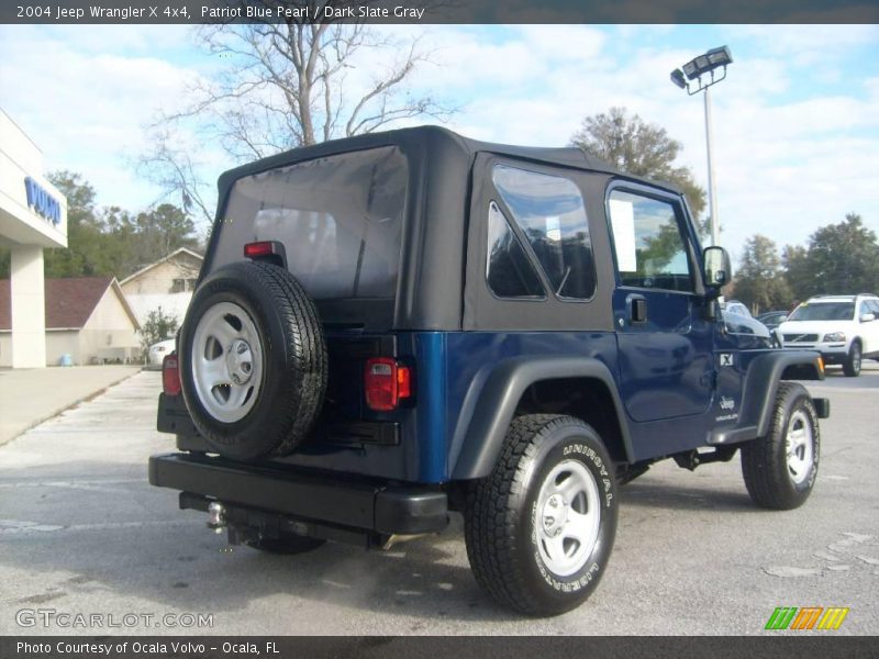 Patriot Blue Pearl / Dark Slate Gray 2004 Jeep Wrangler X 4x4