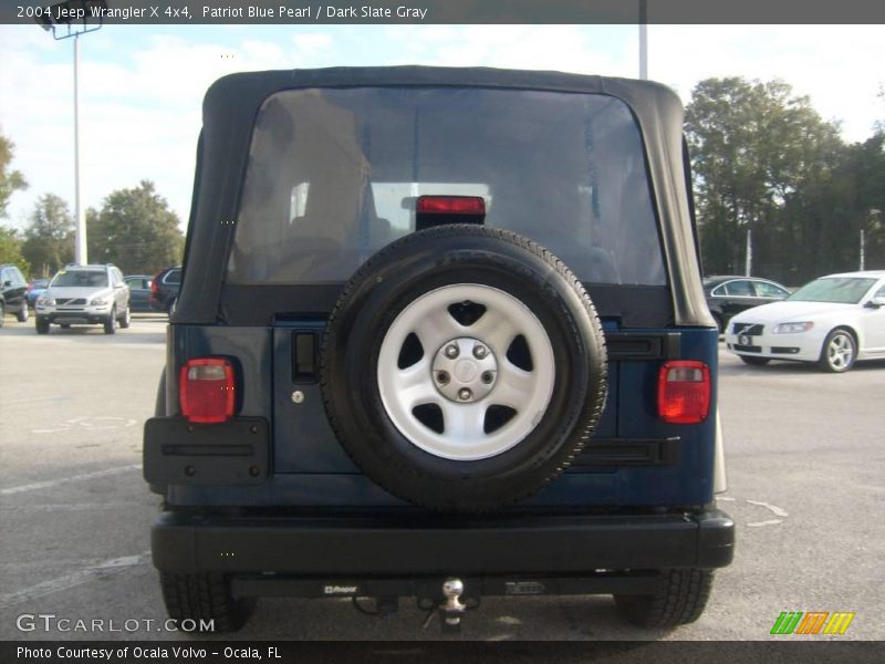 Patriot Blue Pearl / Dark Slate Gray 2004 Jeep Wrangler X 4x4