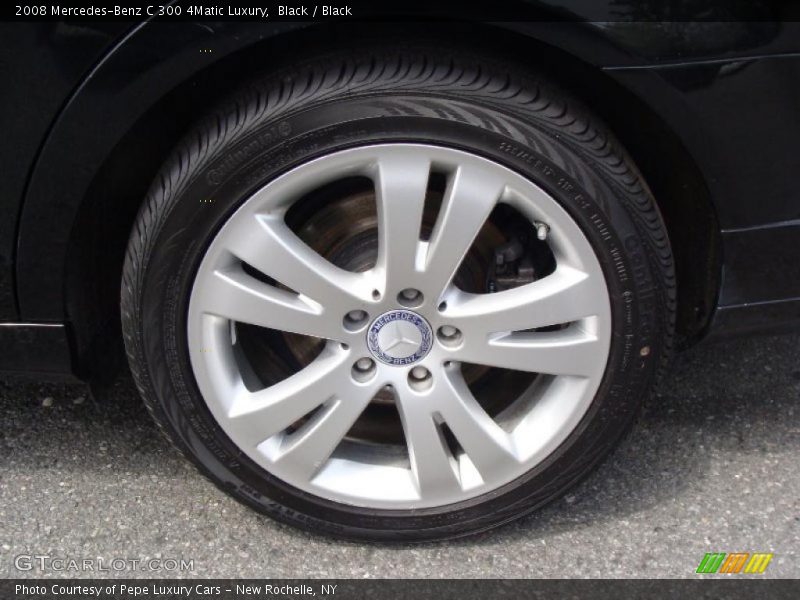 Black / Black 2008 Mercedes-Benz C 300 4Matic Luxury