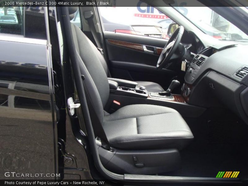Black / Black 2008 Mercedes-Benz C 300 4Matic Luxury