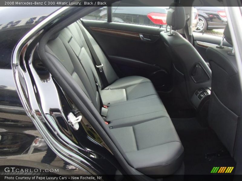 Black / Black 2008 Mercedes-Benz C 300 4Matic Luxury