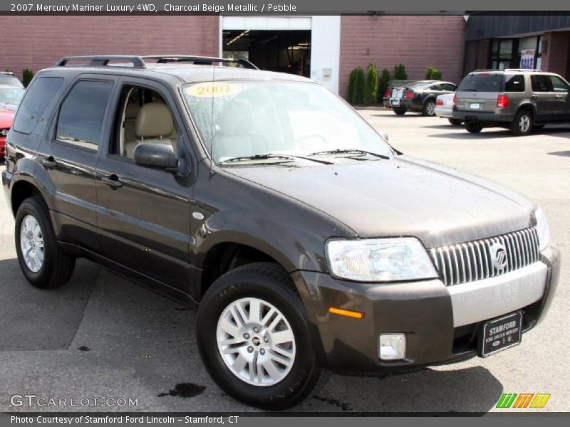 Charcoal Beige Metallic / Pebble 2007 Mercury Mariner Luxury 4WD