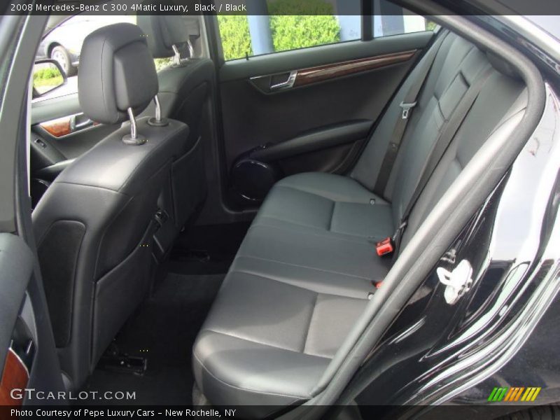 Black / Black 2008 Mercedes-Benz C 300 4Matic Luxury