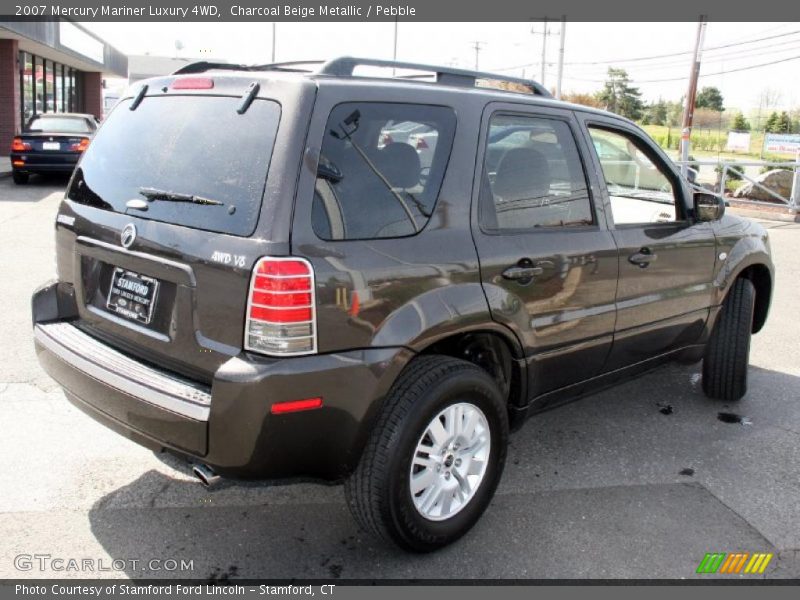 Charcoal Beige Metallic / Pebble 2007 Mercury Mariner Luxury 4WD